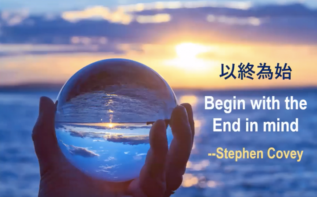 Begin with the End in Mind（以终为始）：先看清终点，再选择路径 🎯